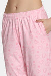 Zivame 2 Mile Fashion Knit Poly Pyjama Set - Rose Shadow — thumbnail 6
